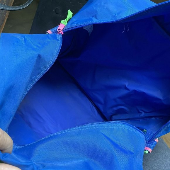 Dynastar Ski Duffle Boot Bag Vintage  Blue Pink - Picture 9 of 10